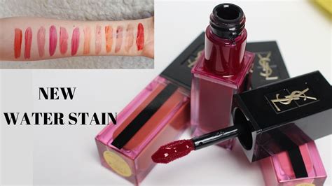 ysl water stain 推薦|YSL Water Lip Stain Swatches and Review – Escentual.